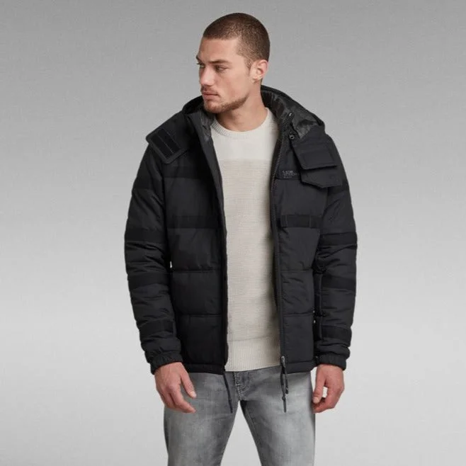 ATTAC TAPE QUILTED PADDED JACKET