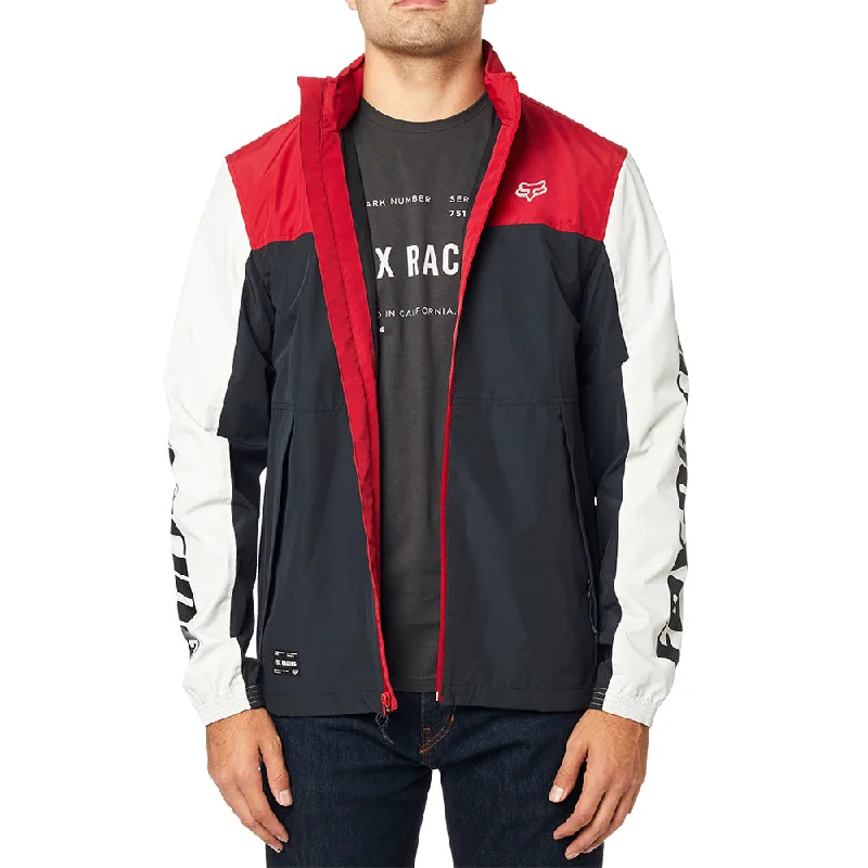 FOX CASCADE JACKET [BLACK/RED]