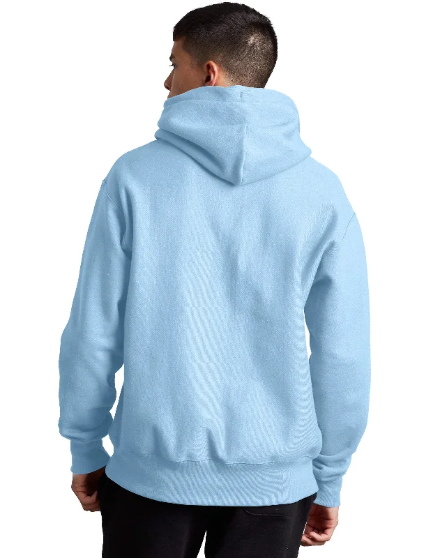 Champion Reverse Weave 3D Stitch Hoodie - Candid Blue - GF68 586047