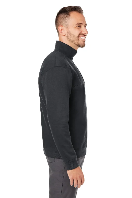 Columbia Mens Hart Mountain Long Sleeve 1/4 Zip Sweater - Black