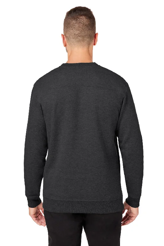 Columbia Mens Hart Mountain Long Sleeve Crewneck Sweater - Black