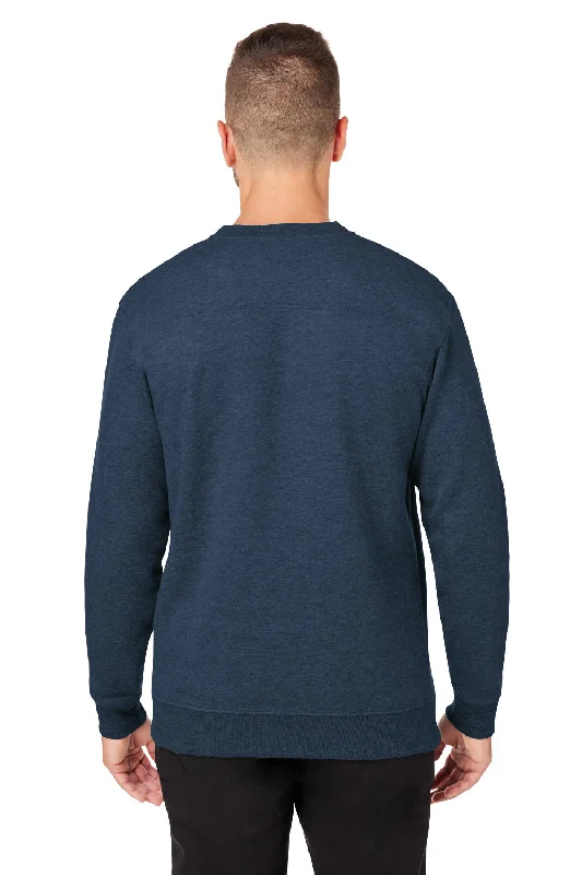 Columbia Mens Hart Mountain Long Sleeve Crewneck Sweater - Collegiate Navy Blue