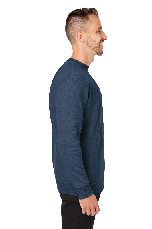 Columbia Mens Hart Mountain Long Sleeve Crewneck Sweater - Collegiate Navy Blue