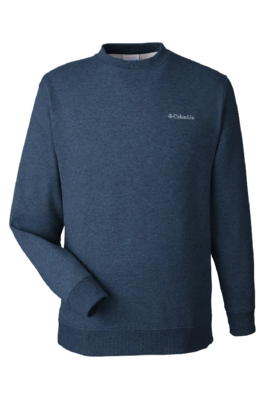 Columbia Mens Hart Mountain Long Sleeve Crewneck Sweater - Collegiate Navy Blue