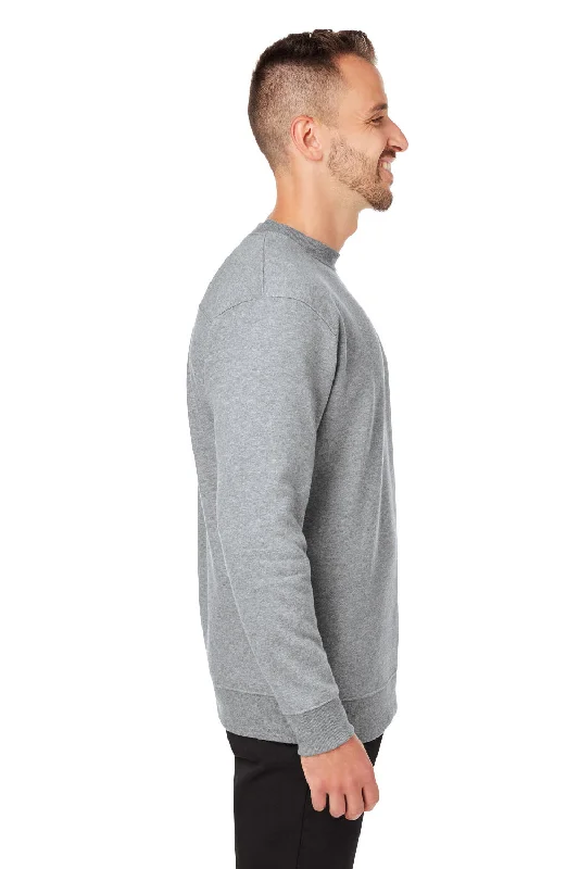 Columbia Mens Hart Mountain Long Sleeve Crewneck Sweater - Heather Charcoal Grey