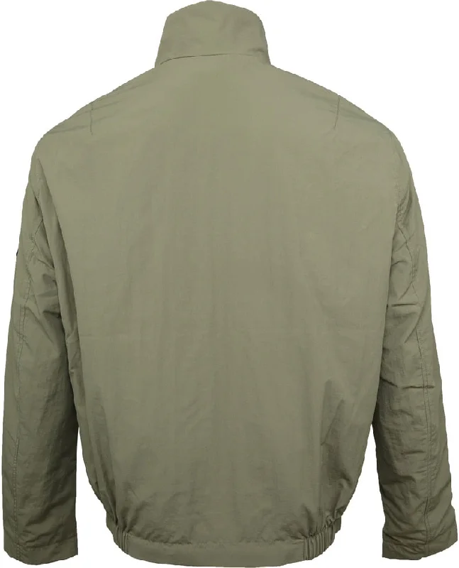 Crinkle Nylon Blouson Jacket Delta Green