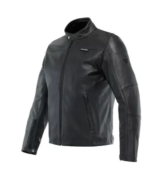 Dainese Mike 3 Leather Jacket - Black