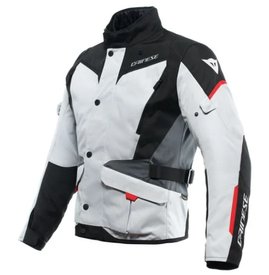 Dainese Tempest 3 D-Dry Textile Jacket - Grey/Black/Red