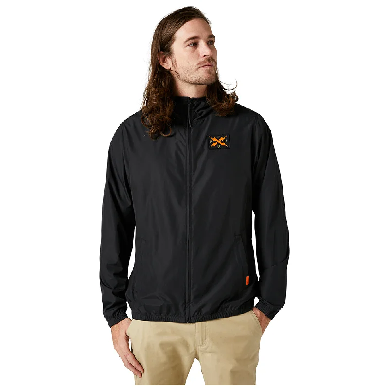 FOX CALIBRATED WINDBREAKER JACKET [BLACK]