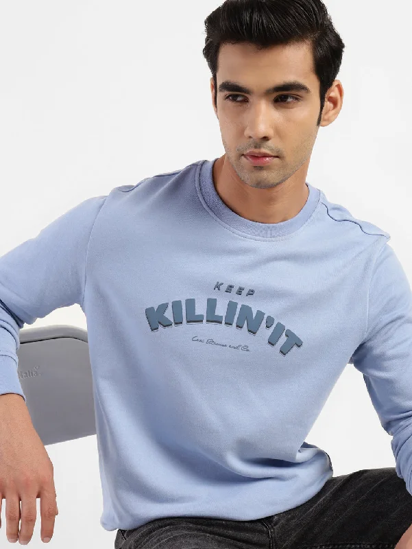 Men's Printed Crew Neck Sweatshirt