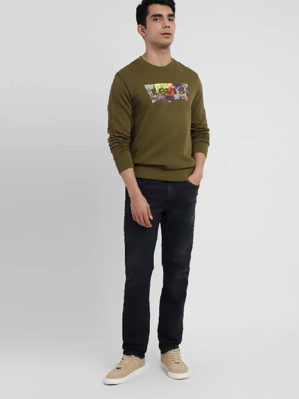 Men's Printed Crew Neck Sweatshirt