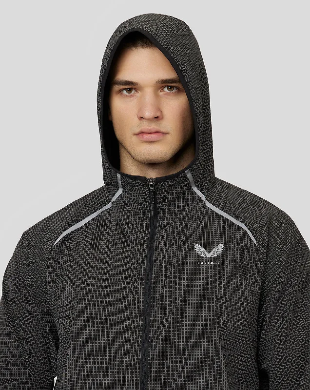 Men’s Light Reflective Training Jacket - Reflective Black