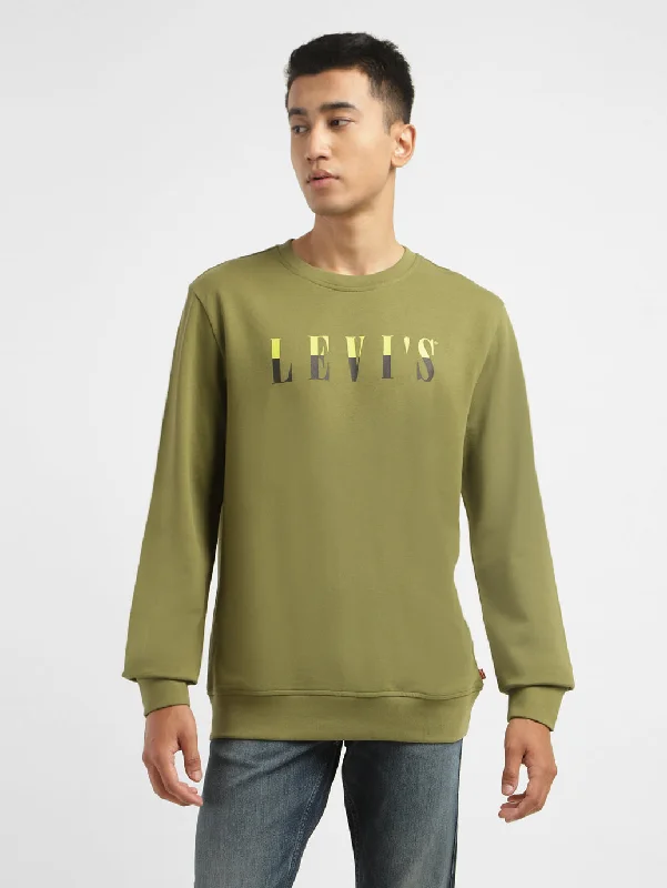 Men's Brand Logo Crew Neck Sweatshirt