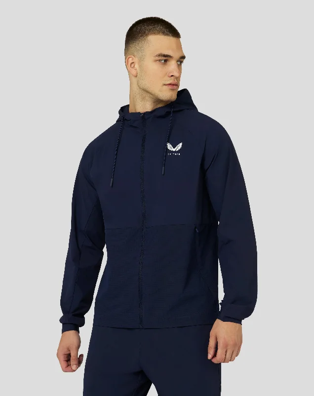 Men's Active Lightweight Woven Jacket - Navy