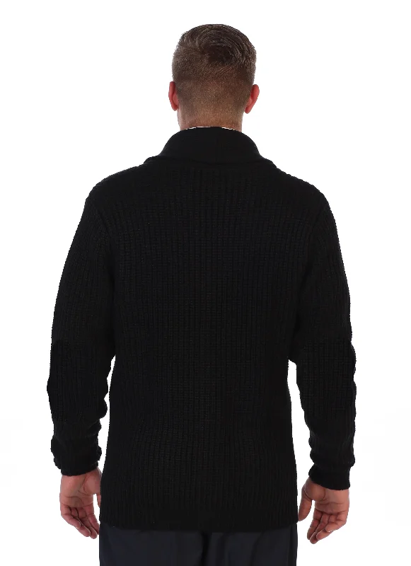 Men's Stockinette Knit Pattern Casual Sweater