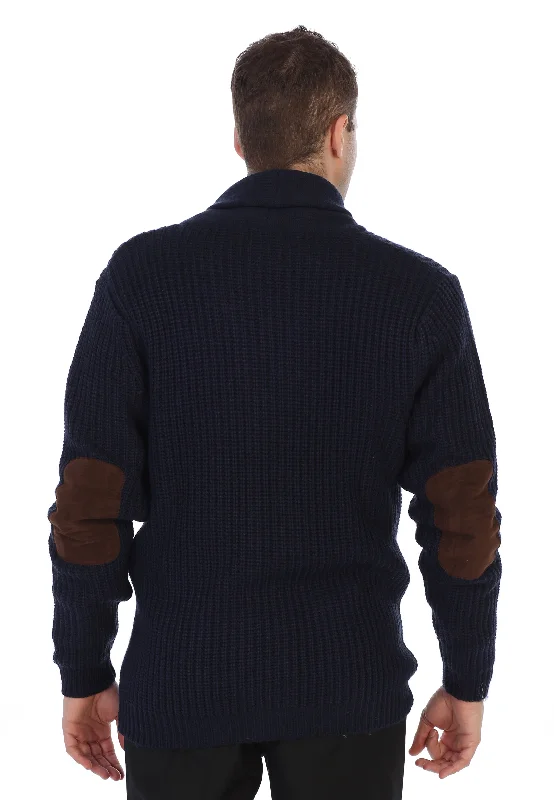 Men's Stockinette Knit Pattern Casual Sweater