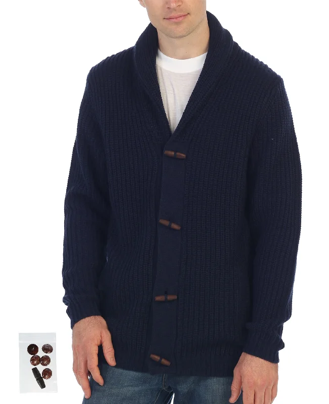 Men's Stockinette Knit Pattern Casual Sweater