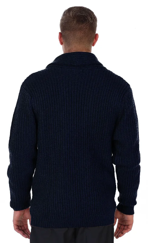 Men's Stockinette Knit Pattern Casual Sweater