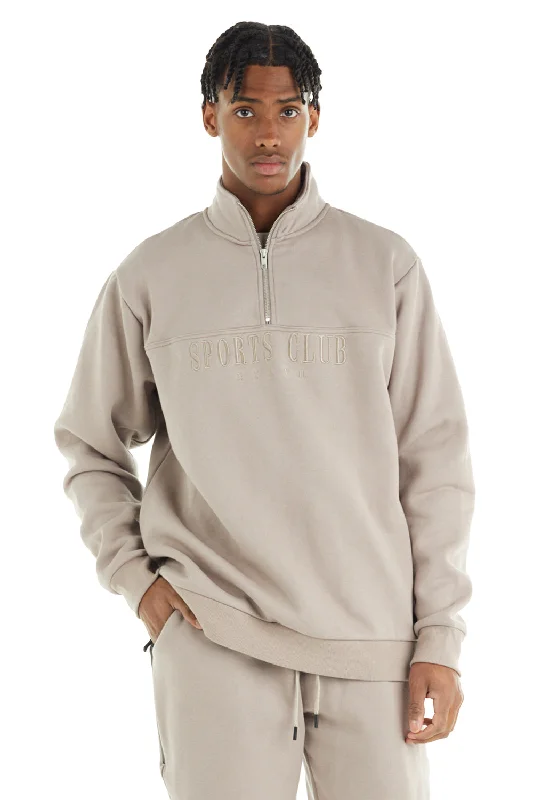 nANA jUDY Mens Sports Club Sweater - Stone