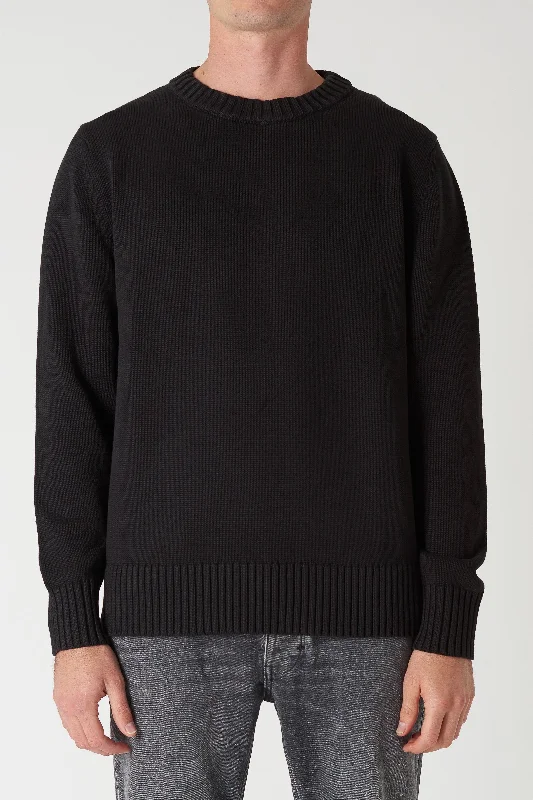 NEUW Mens Strummer Knit Black