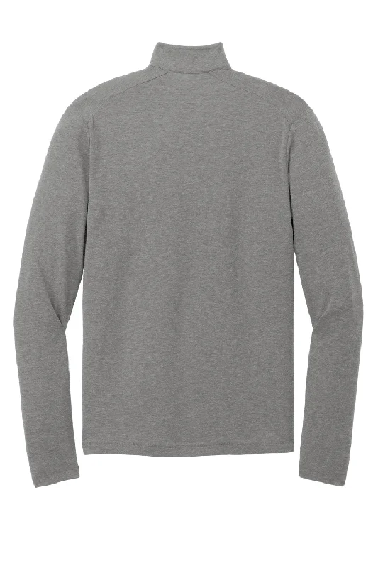 Ogio Mens Command 1/4 Snap Long Sleeve Sweater - Gear Grey