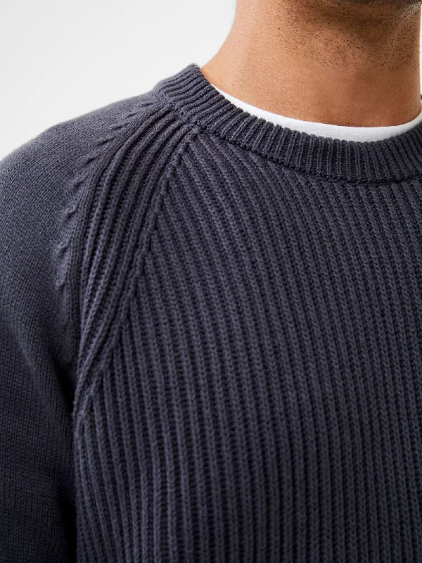 Ribbed Raglan Jumper