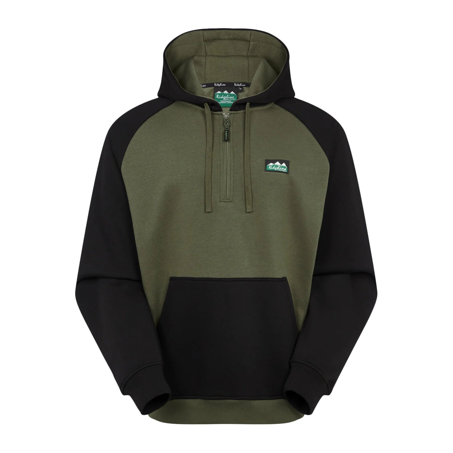 Ridgeline Kindred Hoodie - Olive & Black