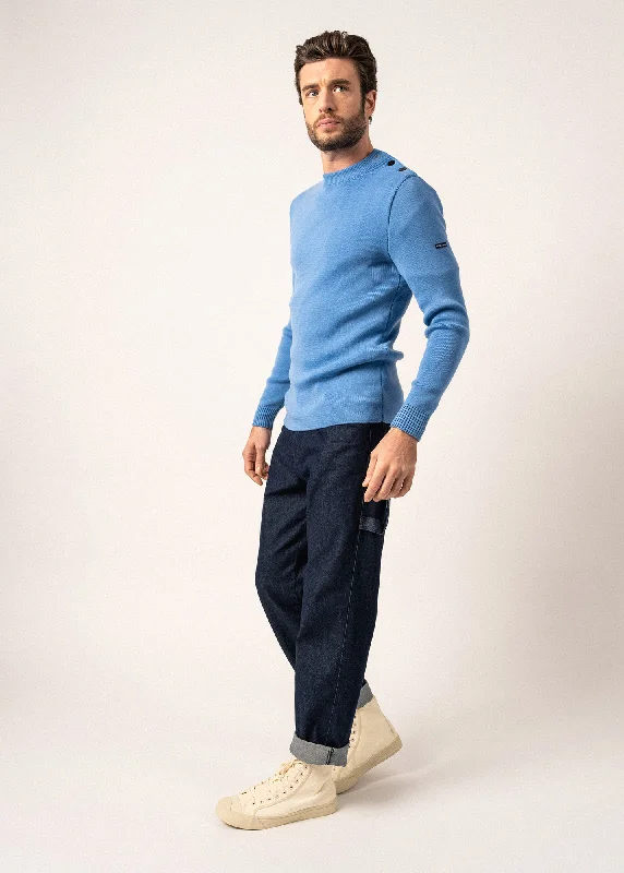 Rochefort sailor jumper - slim fit, in merino wool (OXYGENE)