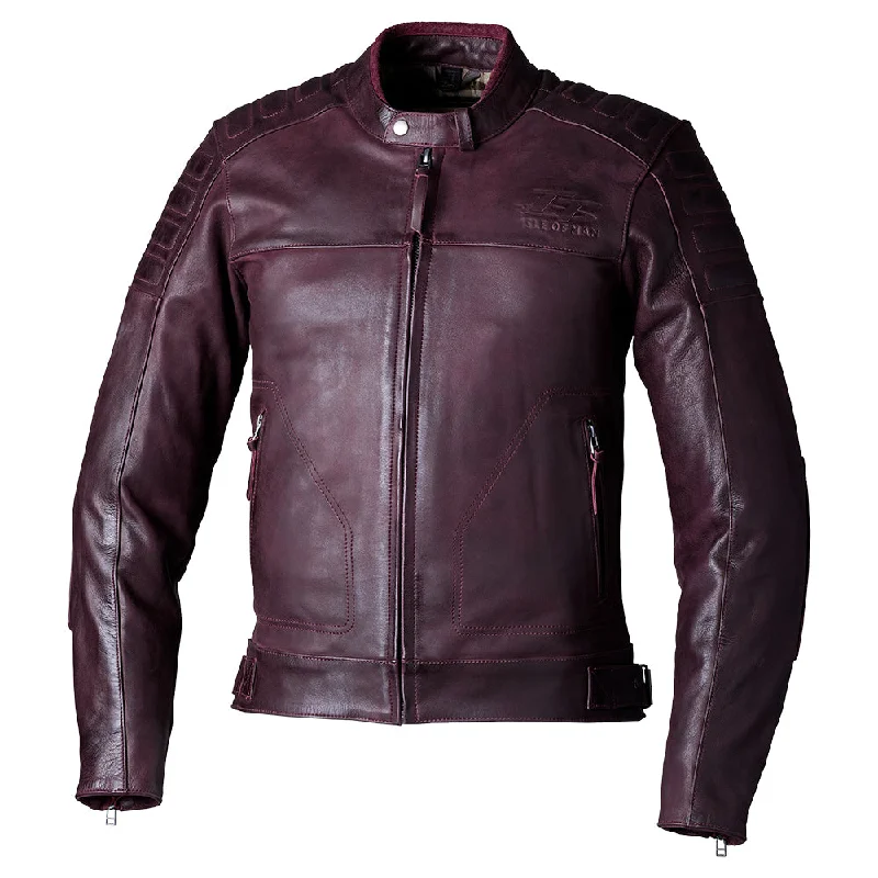 RST IOM TT BRANDISH 2 CE LEATHER JACKET [OXBLOOD]