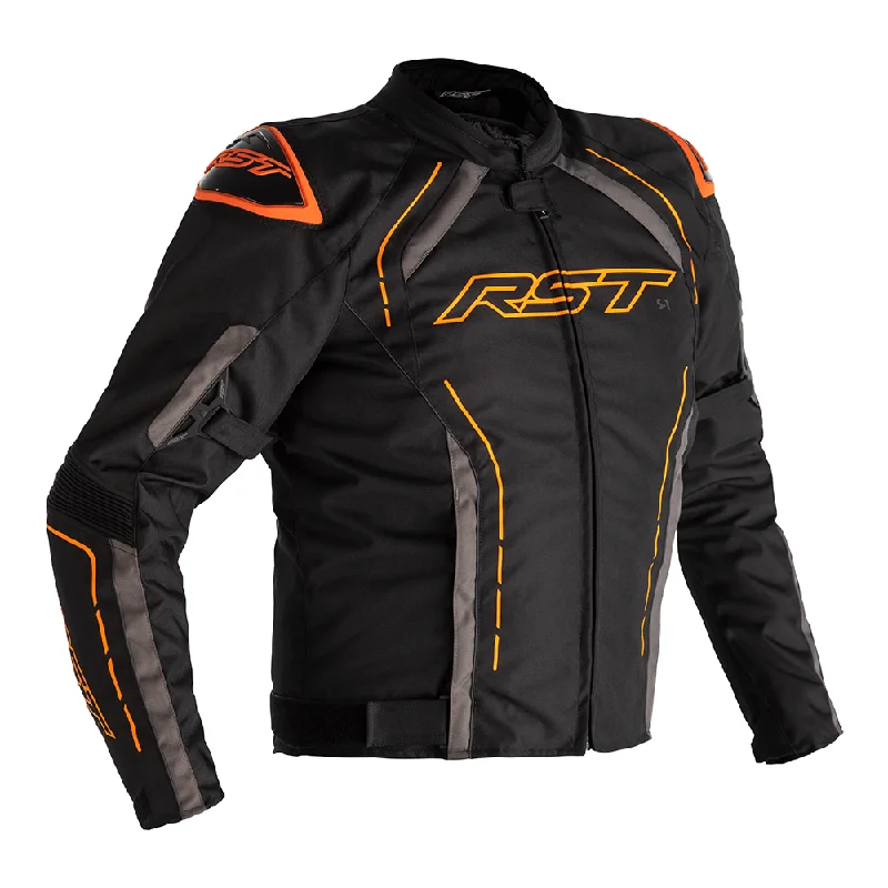 RST S-1 CE TEXTILE JACKET [BLACK/NEON ORANGE]