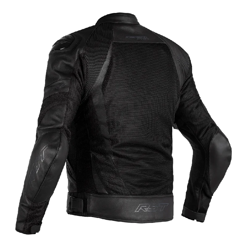 RST TRACTECH EVO 4 MESH CE LEATHER JACKET [BLACK]