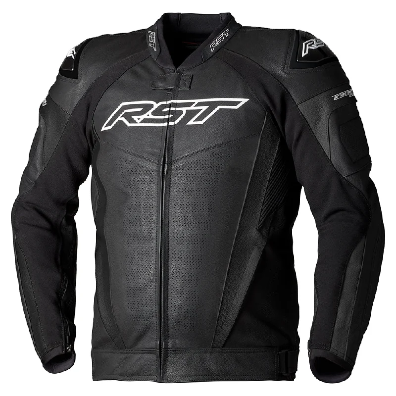 RST TRACTECH EVO 5 CE LEATHER JACKET [BLACK]