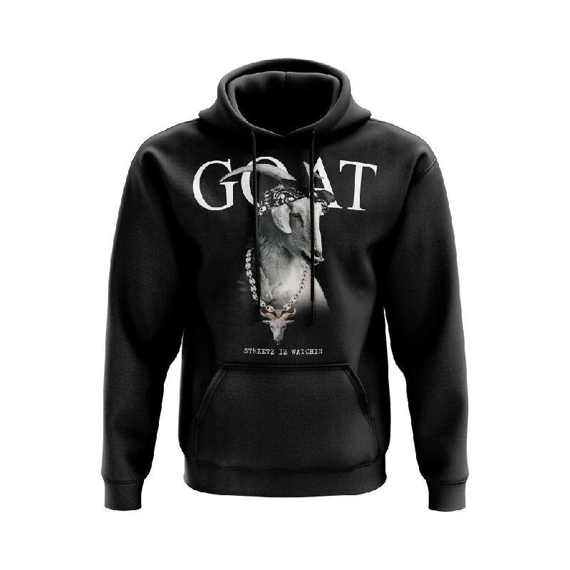 Streetz Iz Watchin Men's GOAT Hoodie