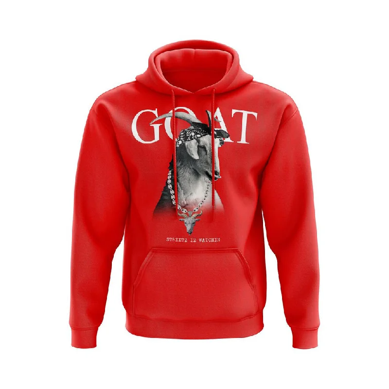 Streetz Iz Watchin Men's GOAT Hoodie