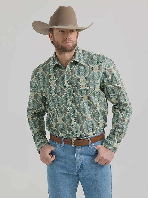 MENS CHECOTAH MOSSY GEO SHIRT