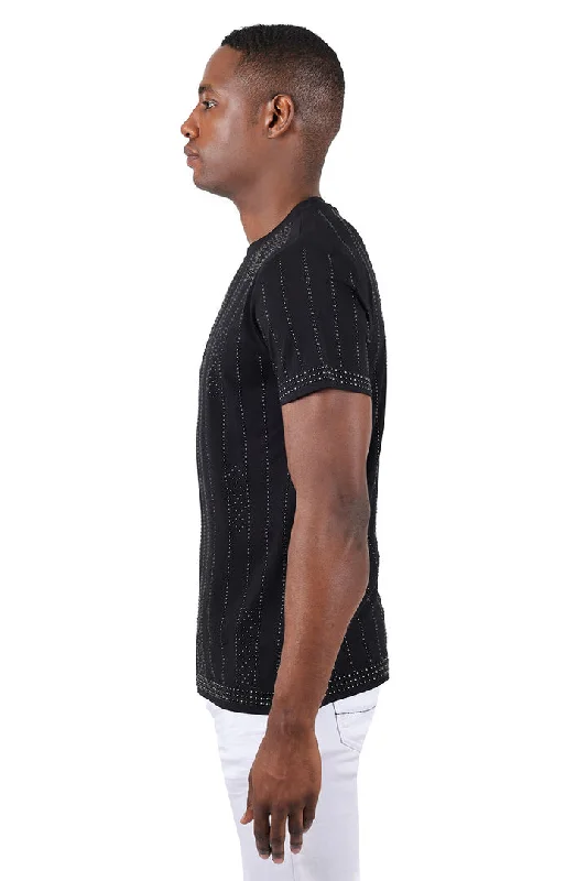 BARABAS BAD WAY STUDDED SHIRT BLK/BLK