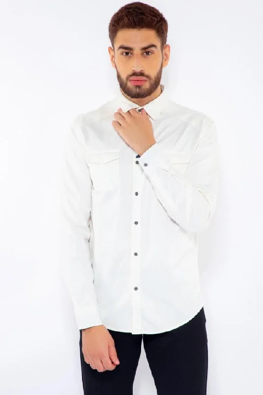 SENADOR CHEST DOUBLE POCKET IN WHITE