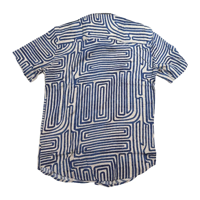 Johnny Q J 135-S Navy Button Up Shirt