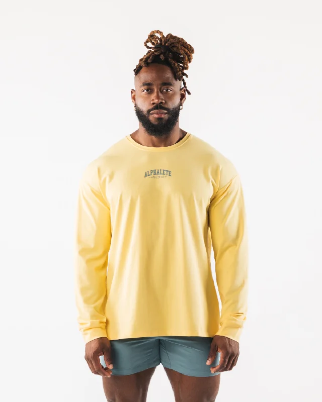 AA Paisley Print LS Tee - Yellow