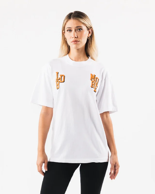 LDB More Letter Tee - White