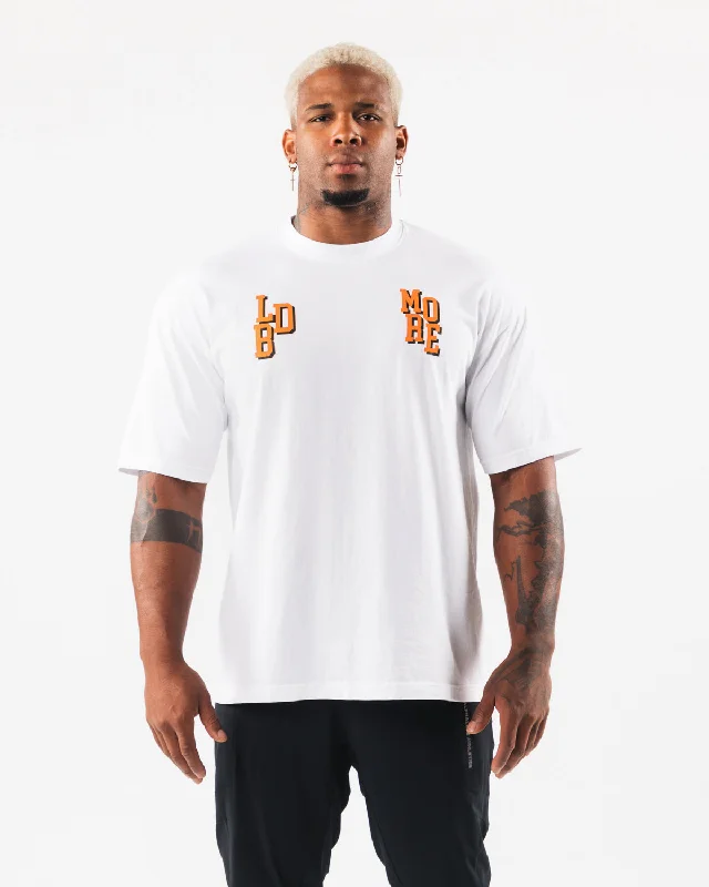 LDB More Letter Tee - White