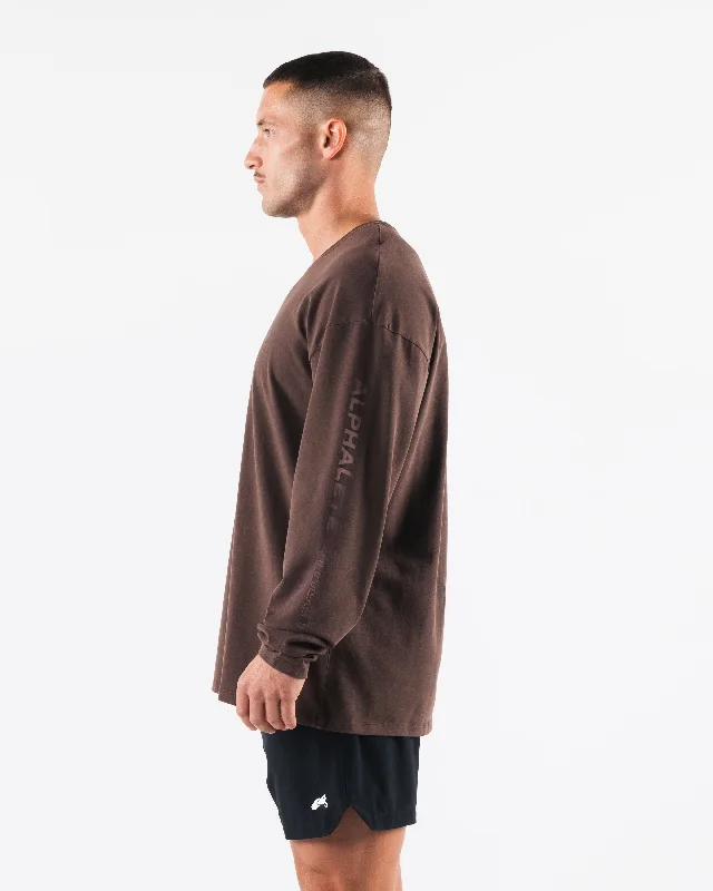 Breathe More LS Tee - Cashmere