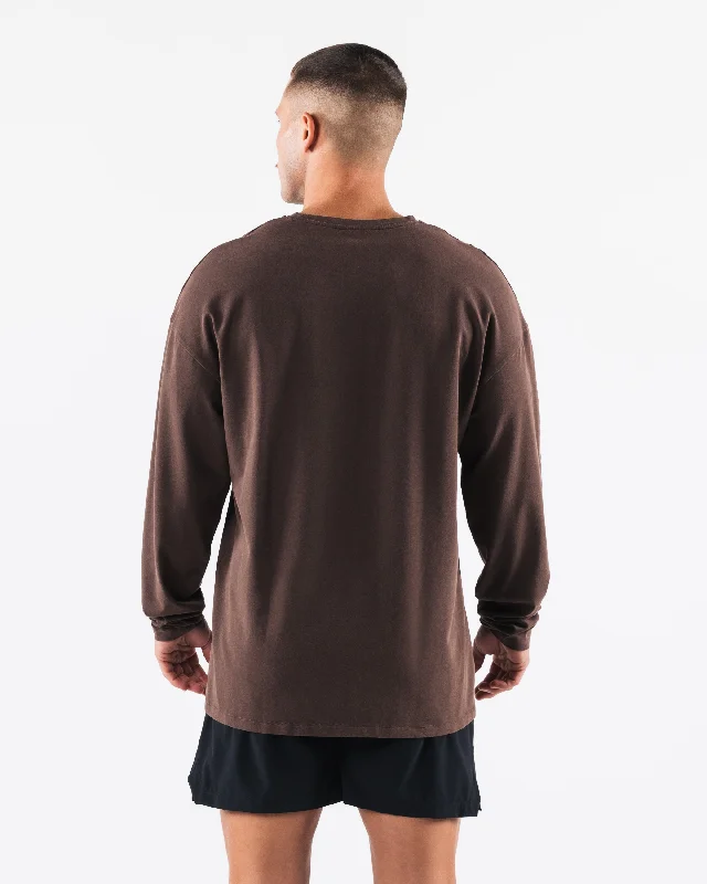 Breathe More LS Tee - Cashmere