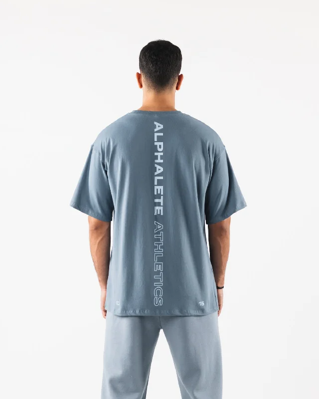 Aligned Tee - Glacier