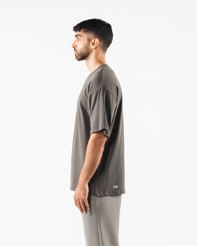 Aligned Tee - Pewter