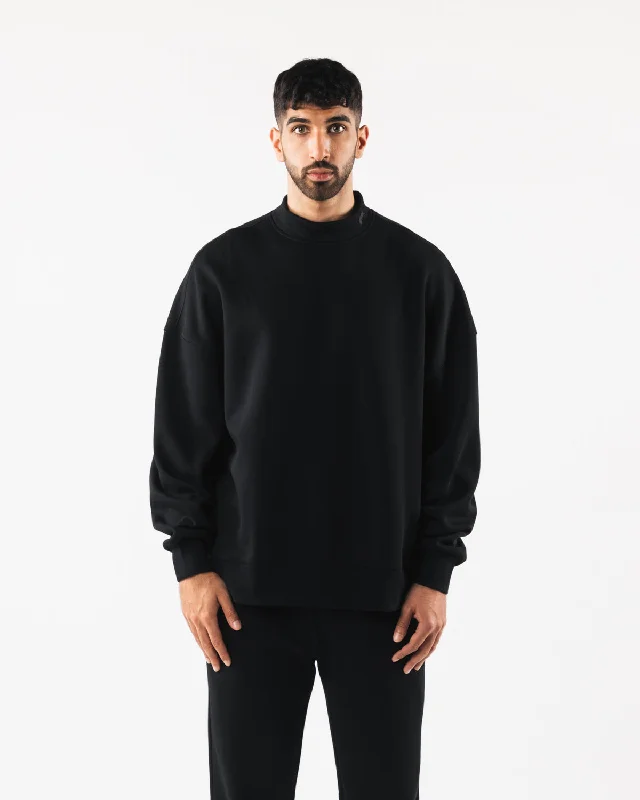 Origin Mock Neck LS - Black