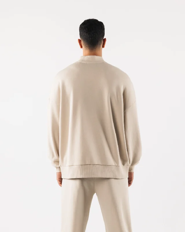 Origin Mock Neck LS - Sea Salt