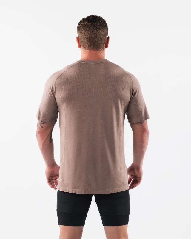 Wolf Head Airtech Tee - Creamy Beige