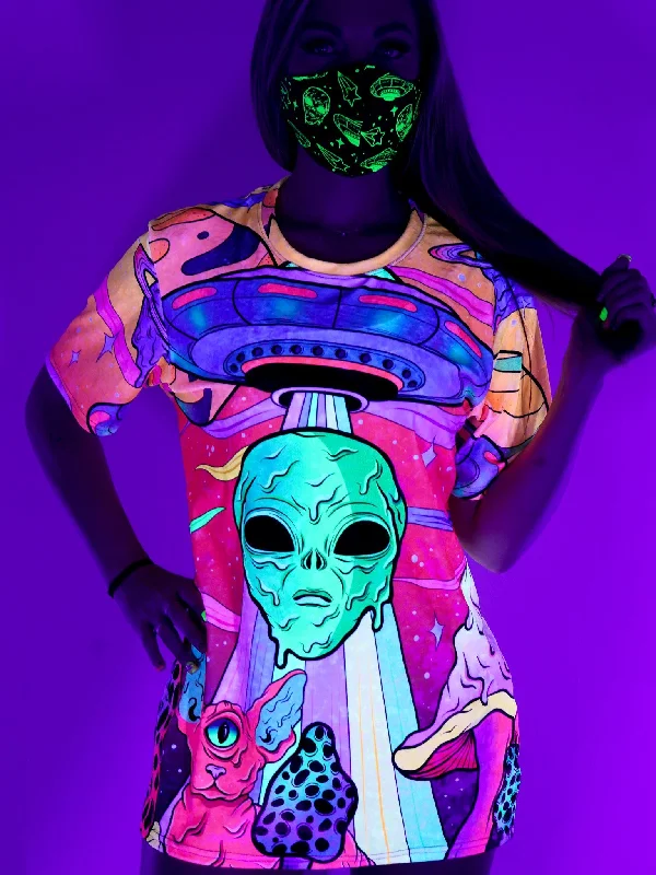 Neon Alien Invasion (Dusk) Unisex Crew