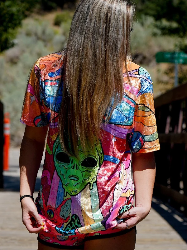 Neon Alien Invasion (Dusk) Unisex Crew